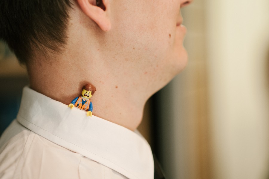 Lego man travelling with Nathan