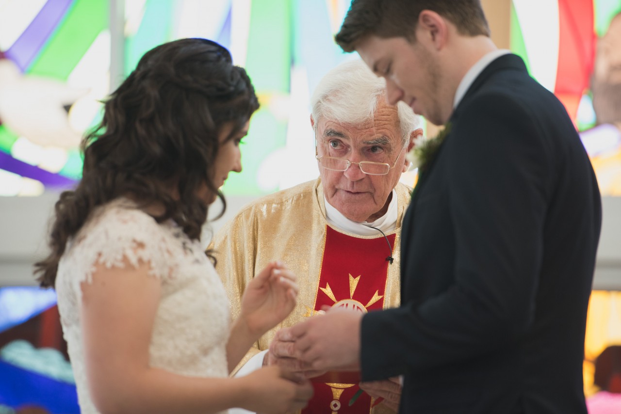 Priest's last words before marrying bride and groom