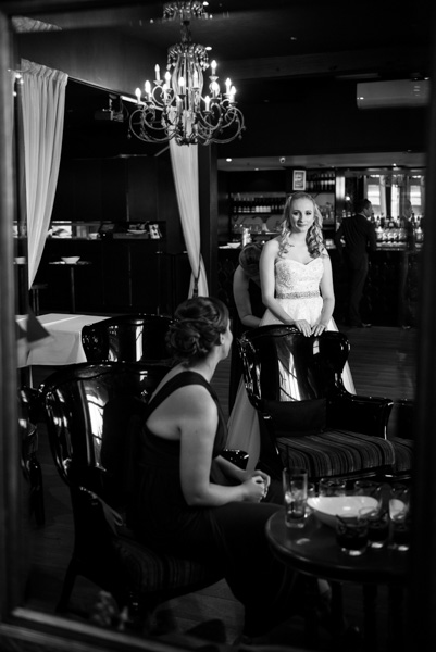 Reflection of Charlotte at the London Club, Teneriffe